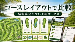 コースレイアウト情報で選ぶゴルフ場予約サービス比較のアイキャッチ画像