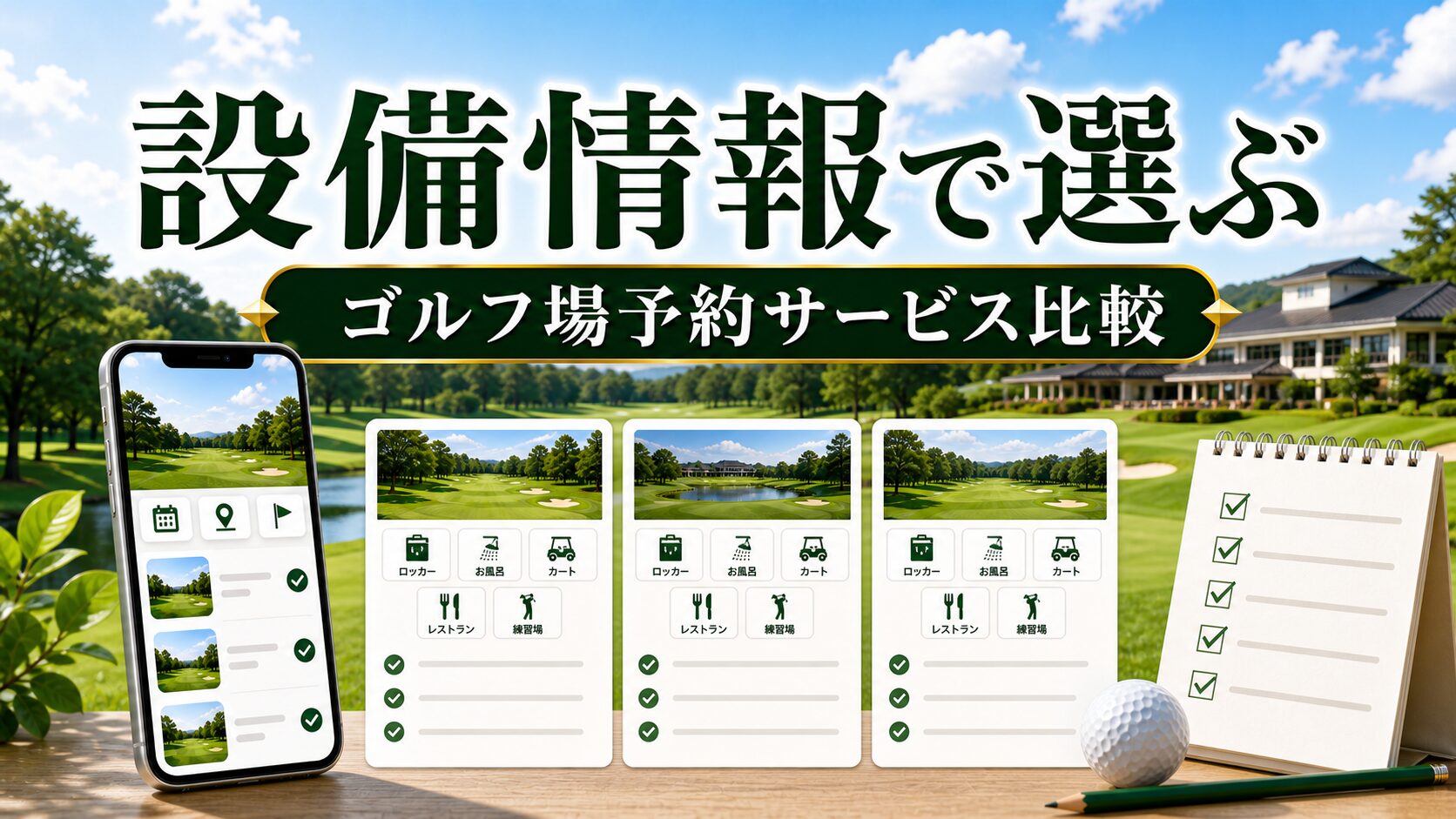 ロッカー・浴場など設備情報で選ぶ予約サービス比較のアイキャッチ画像