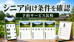 シニア向け条件を確認しやすい予約サービス比較のアイキャッチ画像
