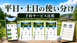平日・土日で使い分ける予約サービス比較のアイキャッチ画像