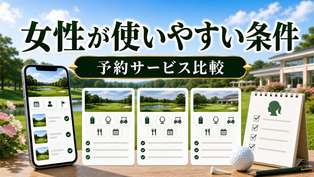 女性が使いやすい条件を確認する予約サービス比較のアイキャッチ画像