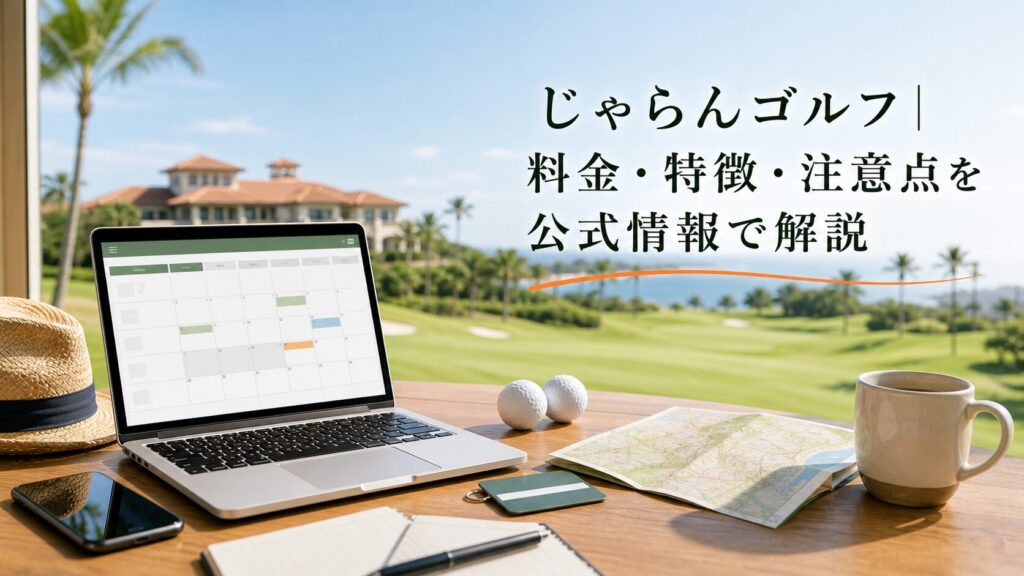 じゃらんゴルフ｜料金・特徴・注意点を公式情報で解説のアイキャッチ画像