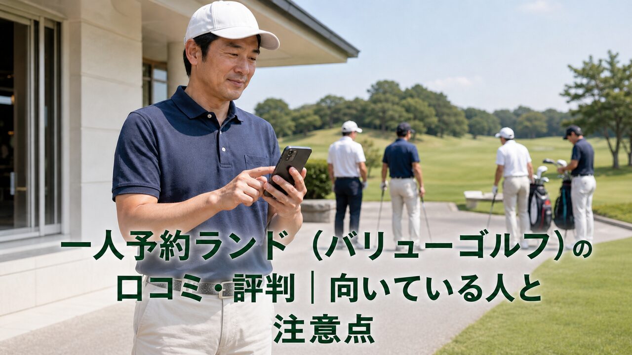 一人予約ランド（バリューゴルフ）の口コミ・評判と注意点